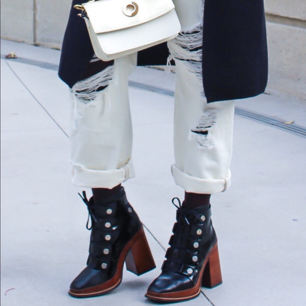 Hot chunky Zara boots